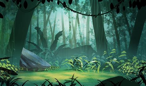 jungle concept orange에 대한 이미지 검색결과 | Jungle illustration, Landscape ...