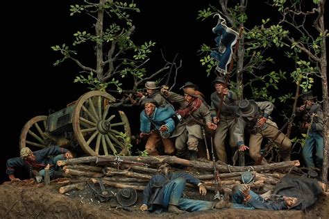 Military Figures, Military Diorama, Civil War Art, Chickamauga, Virtual ...