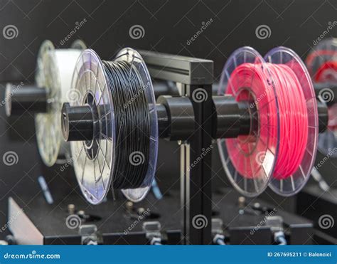 3d Printer Filament Holder stock image. Image of slender - 267695211