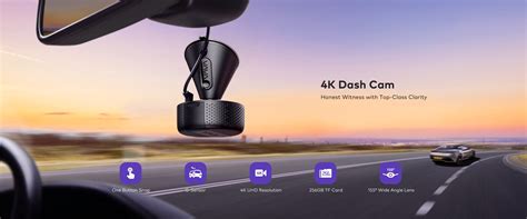 4K Dash Camera With Sony Night Vision -VAVA