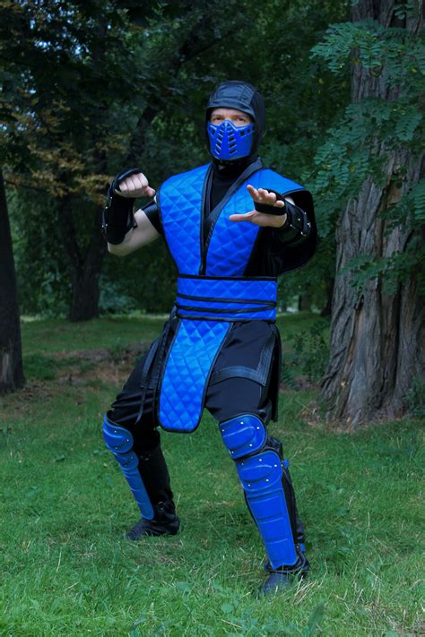 Sub-Zero Cosplay Costume Mortal Kombat Klassic arcade ninja | Etsy