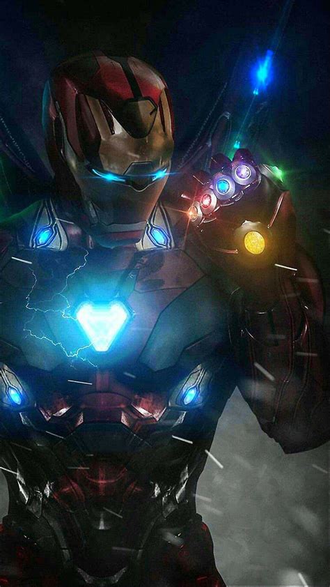 Iron Man Infinity Stones Armor iPhone Wallpaper Marvel Dc Comics, Hero ...