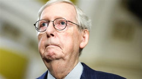 Mitch McConnell Barely Audible Over Shouts to 'Retire' and 'Shame on ...