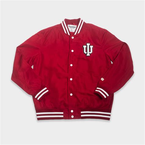 IU Hoosiers Drop Shadow Logo Bomber Jacket | Homefield