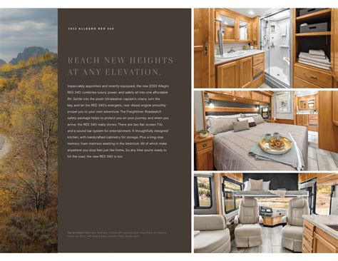 2022 Tiffin Allegro Red 340 Brochure | Download RV brochures ...