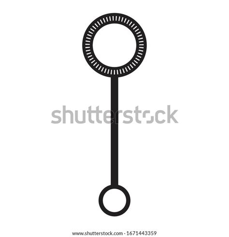 Bubble Wand Black White Isolated Stock Vector (Royalty Free) 1671443359 ...