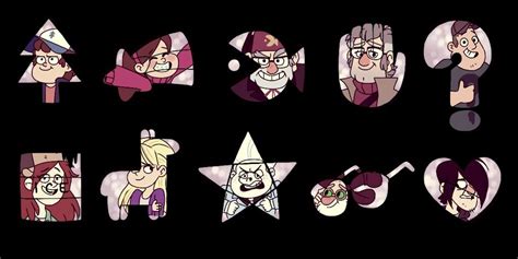 Gravity Falls - Zodiac symbol characters. | Gravity falls, Gravity ...