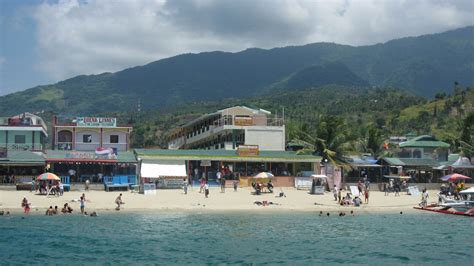 File:PH - Puerto Galera - White Beach - from sea 1.jpg - Wikipedia