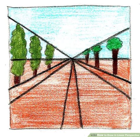 How to Draw in Linear Perspective | Linear perspective art, Summer art ...