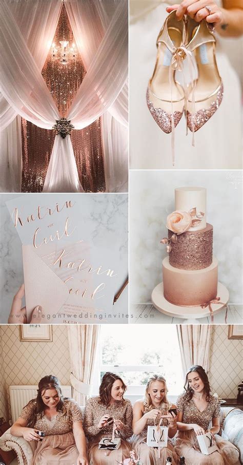 Chic Rose Gold Wedding Ideas