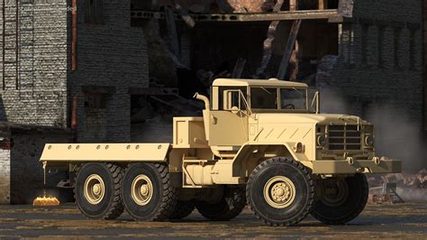 M939 Military Cargo Truck Light Rigged 3D Model $179 - .max - Free3D