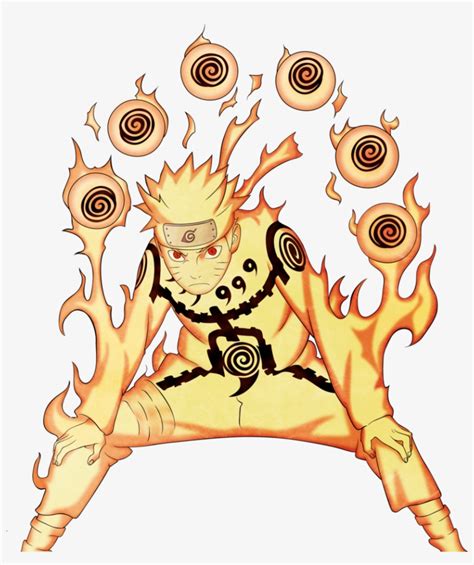 Naruto - Naruto Chakra Mode 3 PNG Image | Transparent PNG Free Download ...