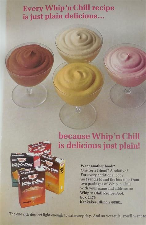 Magical Desserts With Whip 'N Chill Jell-o Desserts | Etsy | Vintage ...