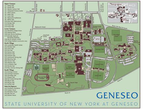 Campus Maps & Directions | SUNY Geneseo