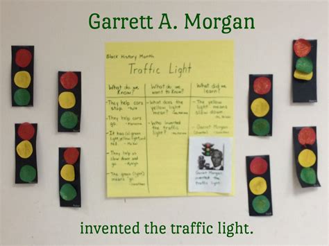 Printable Garrett Morgan Traffic Light - Printable Word Searches