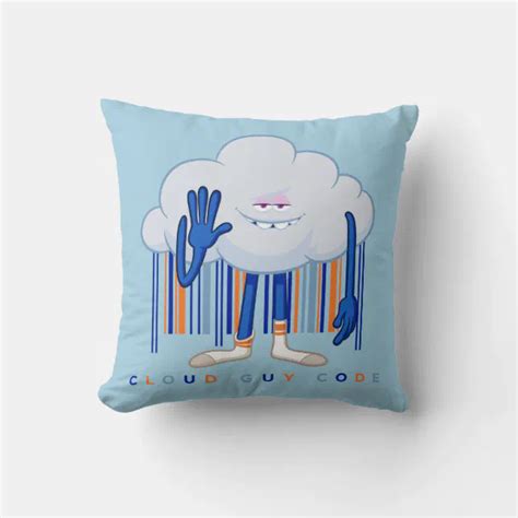 Trolls| Cloud Guy Code Throw Pillow | Zazzle