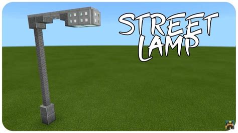 Modern Minecraft Street Lamp - Design Talk