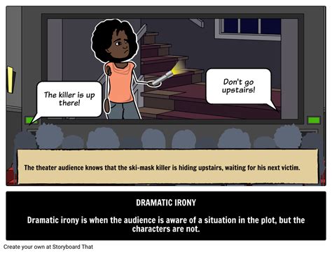 Dramatic Irony Definition Storyboard by kristy-littlehale