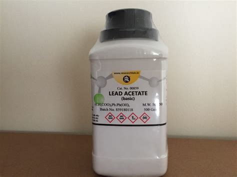 51404-69-4-Lead-Acetate-Basic-500 - Excichem - Research Chemicals for ...