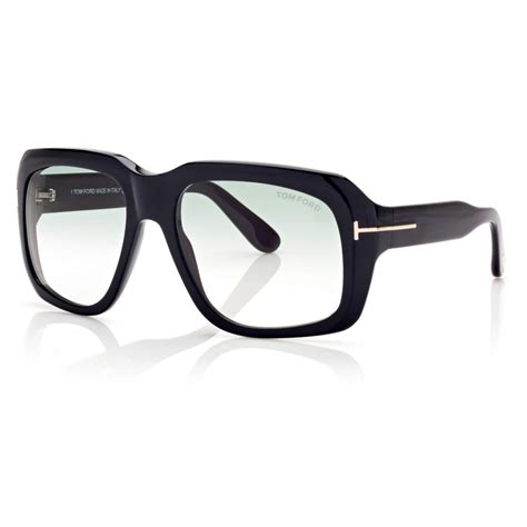 Tom Ford - Bailey Sunglasses - Square Sunglasses - Shiny Black - FT0885 ...