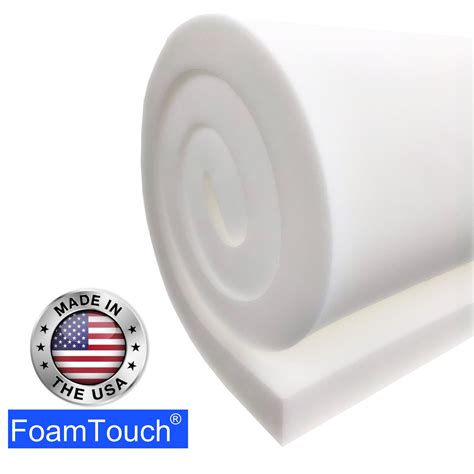 Buy FoamTouch Upholstery Foam Cushion High Density 1'' Height x 24 ...