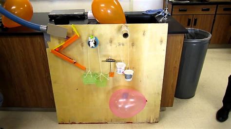 Physical Science Rube Goldberg Machine - YouTube