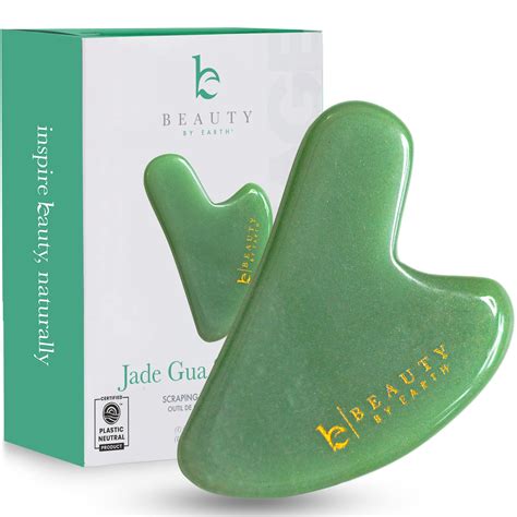 Buy Jade Gua Sha Stone - Face Sculpting Tool, Guasha Tool for Face, Gua ...