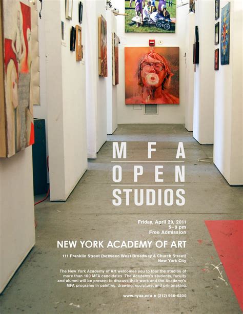 New York Academy of Art: Show us YOUR Studio - MFA OPEN STUDIOS 2011