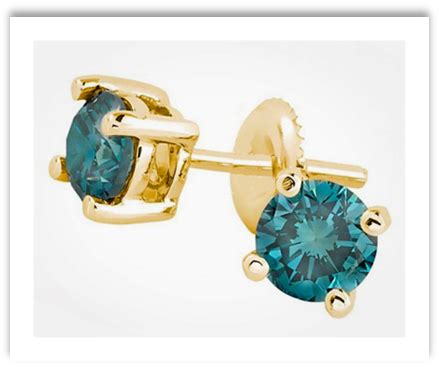 Blue Diamond Earrings - Refinement with Style