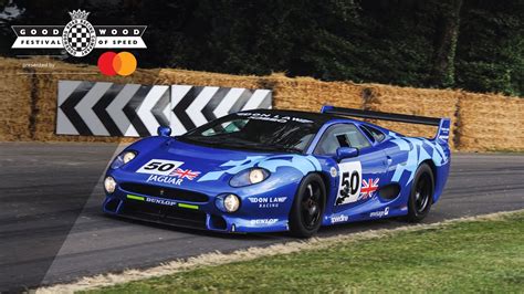 Rare Jaguar XJ220 LM timed Goodwood run - YouTube