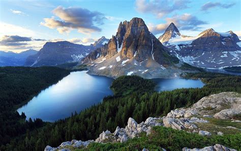 mountain, Lake, Forest Wallpapers HD / Desktop and Mobile Backgrounds