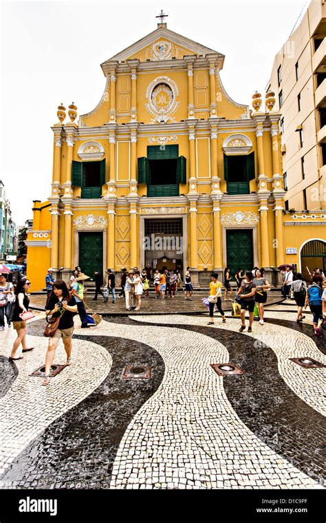 St. Dominic's Church Senado Square Macau Stock Photo - Alamy