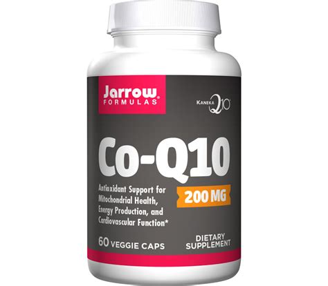 Q10 200mg 60 capsules - ubiquinone (co-enzyme Q10) | Jarrow Formulas