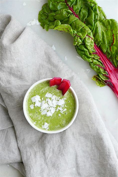 Tropical Swiss Chard Smoothie - It's a Veg World After All®