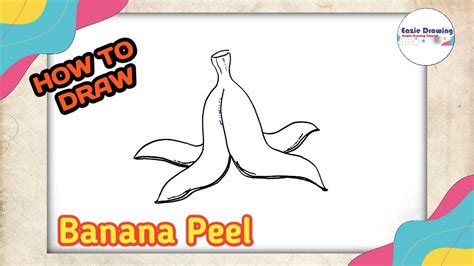 How to Draw Banana Peel - YouTube