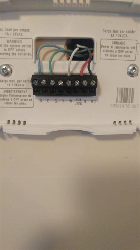 Wiring Placement Honeywell Thermostat - Tech Support Forum