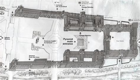 Map Of The Louvre Museum