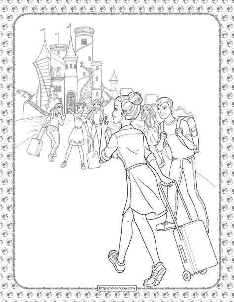 Barbie Princess Adventure Coloring Pages