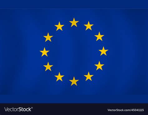 European union flag background Royalty Free Vector Image