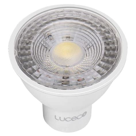 Luceco 5W GU10 LED Spotlight Lamp - 2700K Warm White | ElectricalDirect