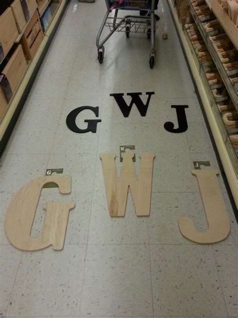 Hobby lobby paintable wood letters | Wood letters, Hobby lobby, Wood