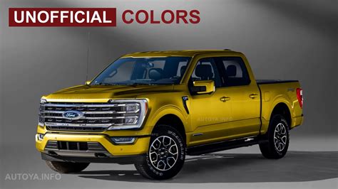 Ford F150 2024 Colors