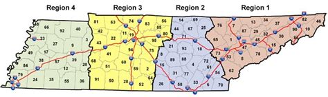 Map Of Tn Counties With Cities - Wisconsin Us Map