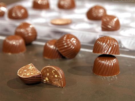 Chocolates with Praline Filling - Our recipe with photos - Meilleur du Chef