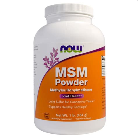 Now Foods, MSM Powder, 1 lb (454 g) - iHerb