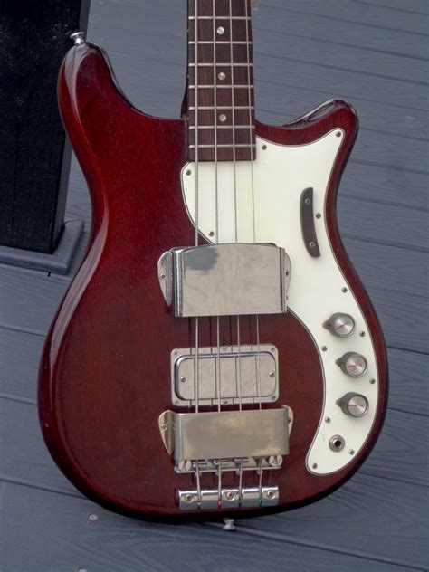 Epiphone Embassy Bass 1967 Dark Cherry Burst Bass For Sale Guitarbroker