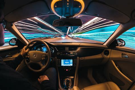 car interior, Light trails, Night Wallpapers HD / Desktop and Mobile ...