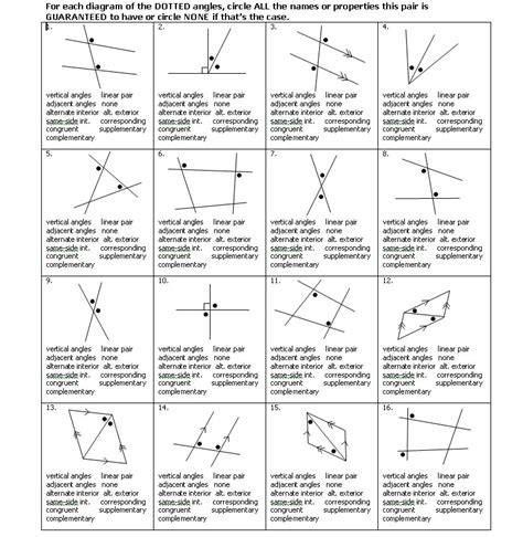 Math Teacher Mambo: Angle Pair Nitty Gritty