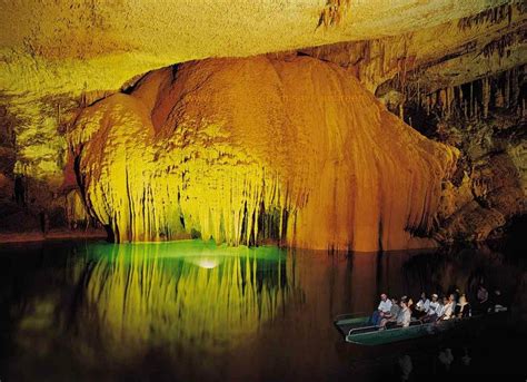 Jeita Grotto (set of interconnected limestone caves located in Lebanon ...