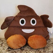 Large Emoji Northpoint Character Poop Pillow Plush Yellow 18" . | eBay